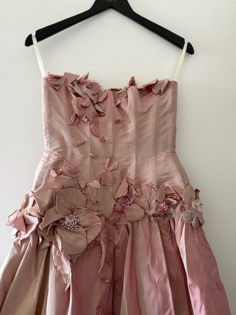 Vestiti: Brautkleid, Gr. 36, Rohe Seide /Moiriertes Rosa - Max Chaoul – Usato da Nuerensdorf venduto da ghi_b7xs 5