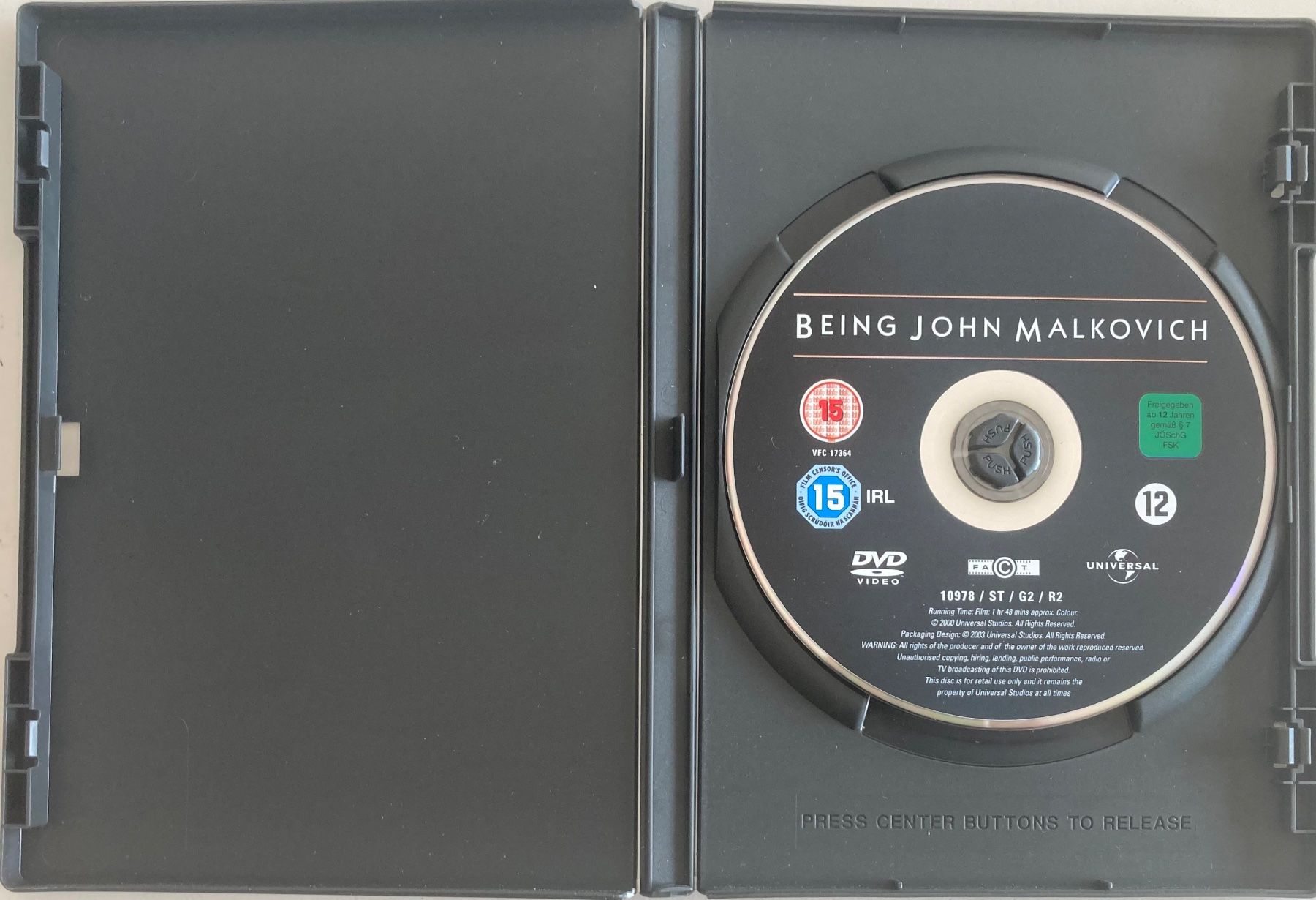 Alle DVDs: BEING JOHN MALKOVICH – Gebraucht aus Poliez-Pittet von Newtown-Records 2