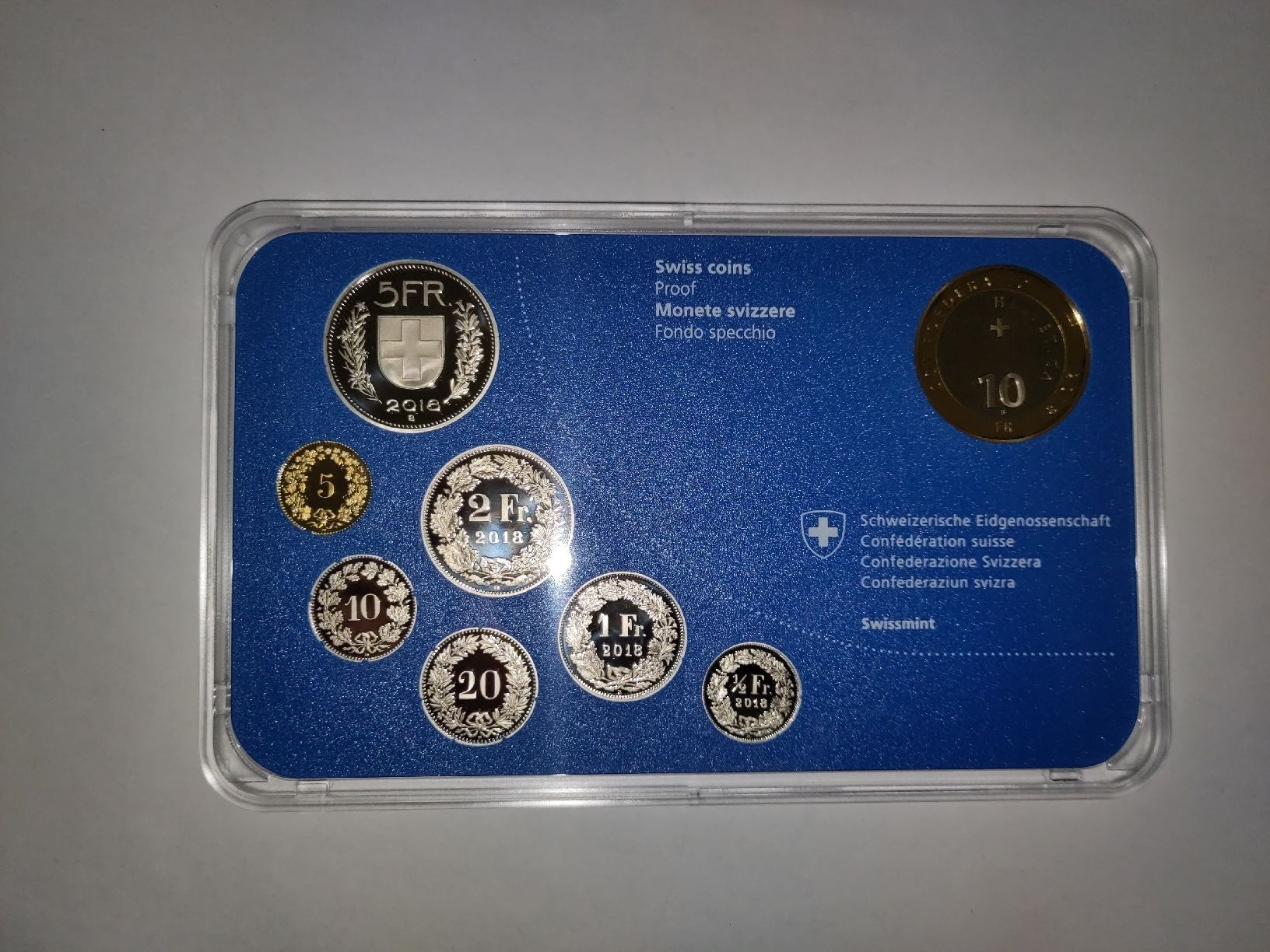 Alle Münzen: Série de monnaie 2018 FB / Münzsatz 2018 PP – Neu und originalverpackt aus Monthey von Boliviano187 2