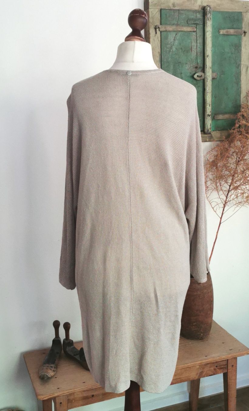 Nile Cappotti: Nile Leinenstrickmantel Gr. XL – Usato da gachnang venduto da tibus1 3