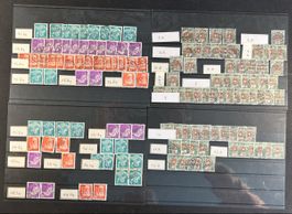 Sammlung an Portofreiheit Marken, Top Zustand!