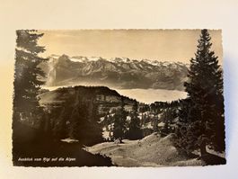 Ansichtskarte Rigi Feldpost Bewachungstruppen 1945