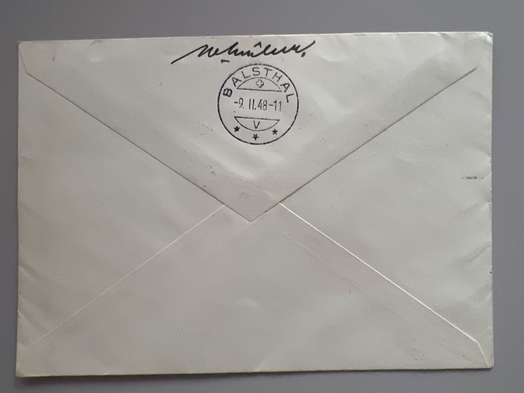 Alle Briefmarken: 1948 Winter-Olypi. St.Moritz Einges. Bf. mit 4 Paar Nr. 206 – Gebraucht aus Buchrain von Bonoli 1
