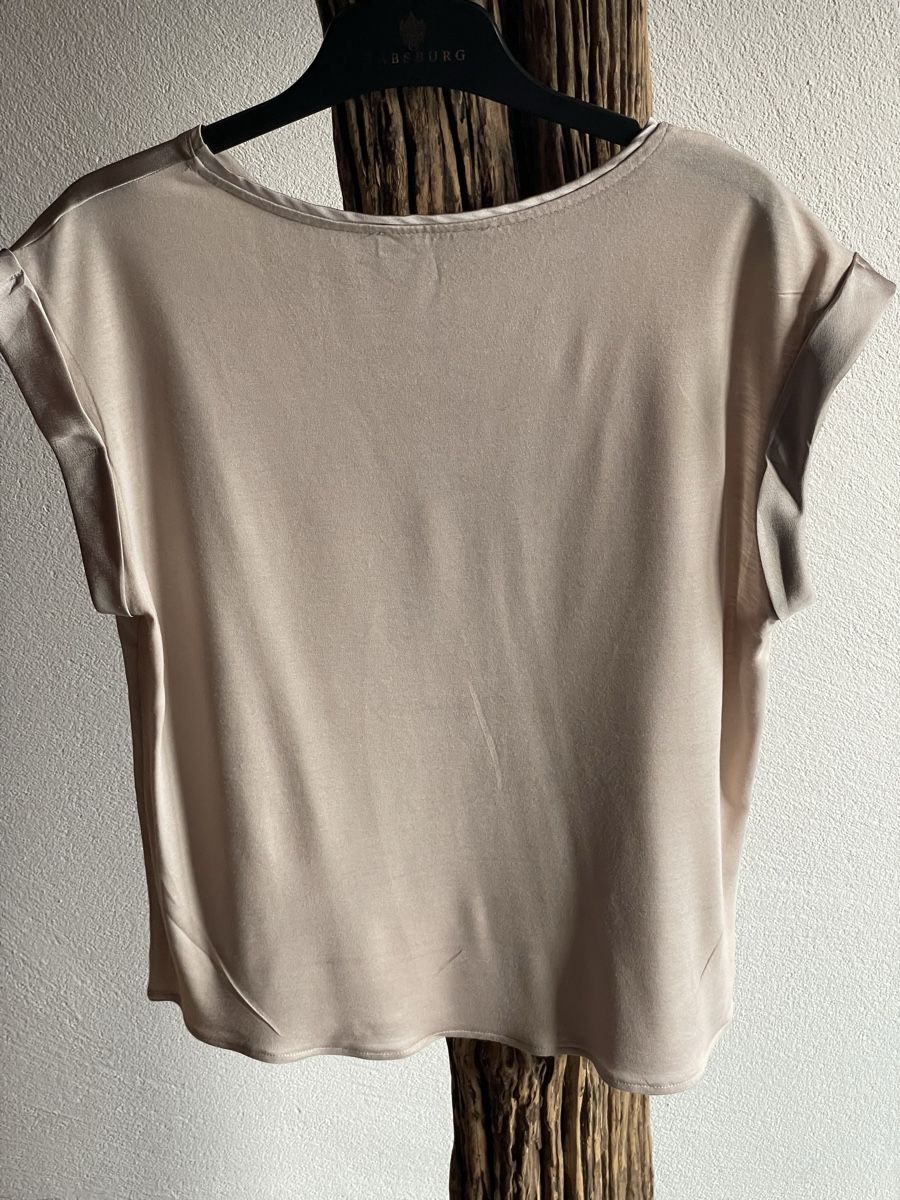 Mango T-shirt: Mango T-shirt in taupe Gr. M – Usato da St. Moritz venduto da hdj_dd7v 1