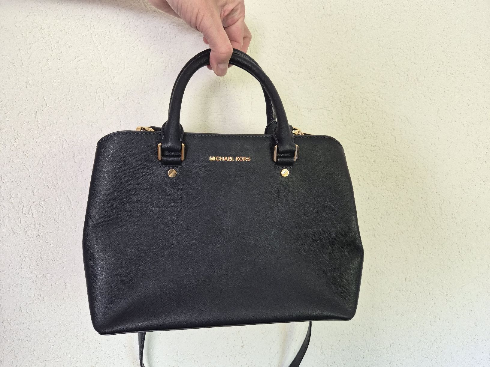Michael Kors Borse da donna: Michael Kors bags - navy & brown leather, elegant & compact – Usato da Küttigen venduto da yingli 2