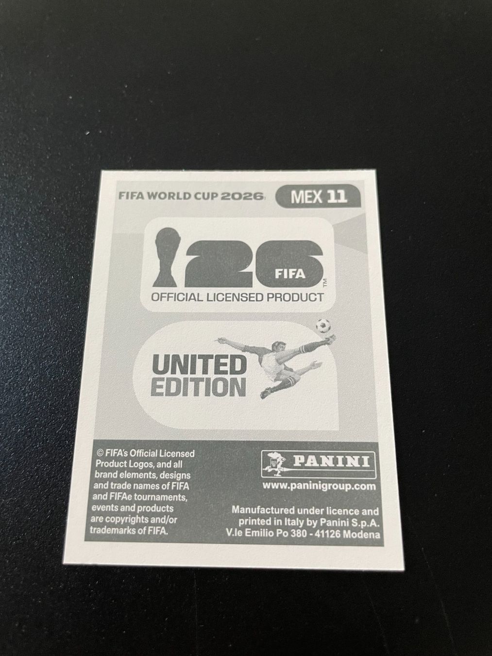 Panini Carte collezionabili: FIFA WM 2026 Sticker MEX 11 – Usato da Fahrwangen venduto da Venez 1