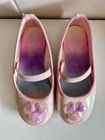Ballerines roses pailletées Minni, taille 25, Disney