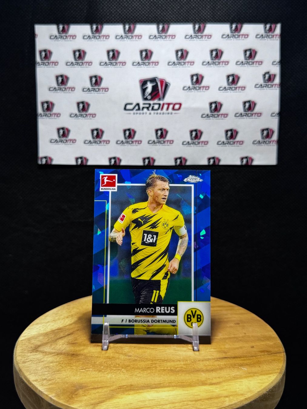 Topps Sammelbilder & Trading cards: 2020-2021 Topps Chrome Sapphire BL Marco Reus BVB Base – Gebraucht aus Reconvilier von Cardito
