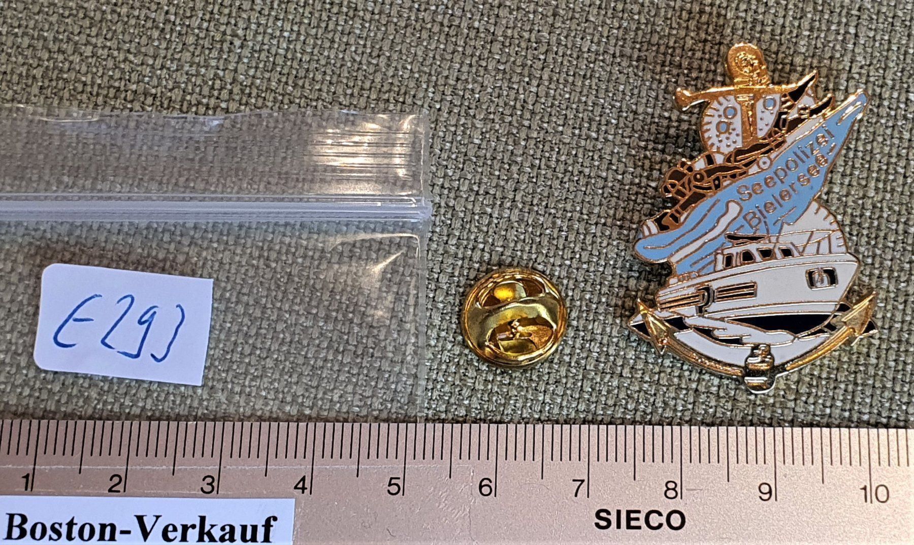 Spille: E293 - Pin Seepolizei Bielersee Bern – Usato da Reinach BL venduto da Boston-Verkauf 3