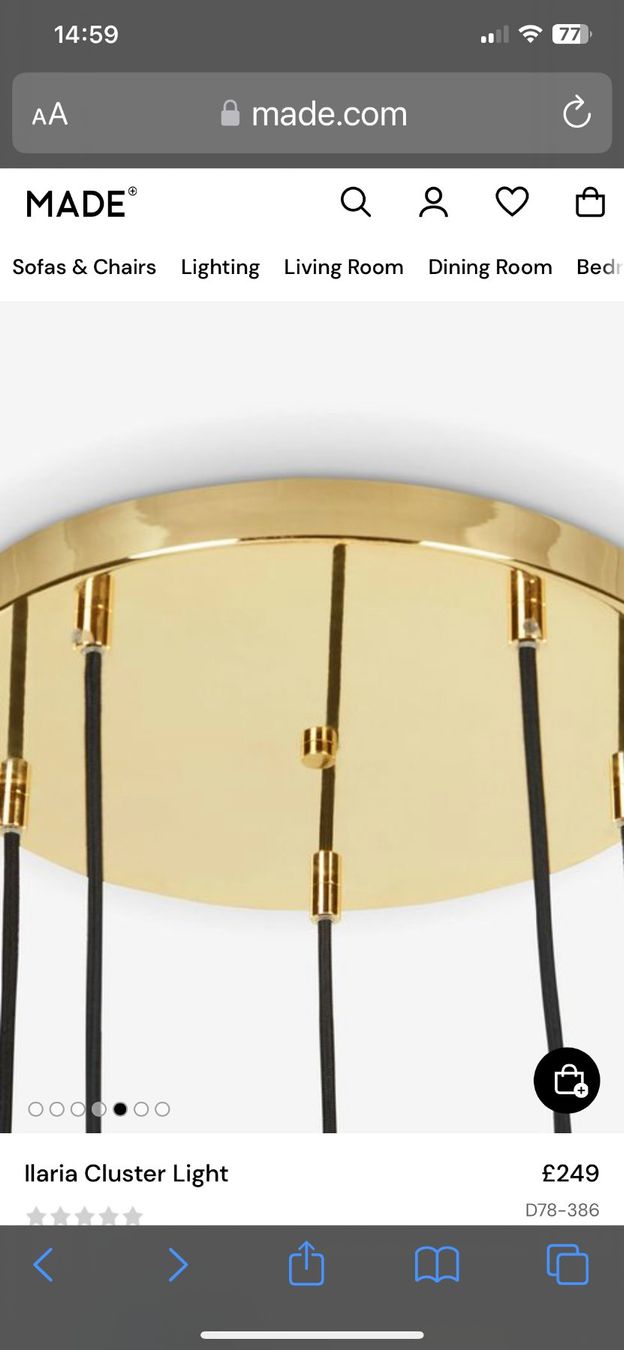 Lampade: Kaskadenlampe von made – Nuovo e nell'imballaggio originale da Zürich venduto da diesunddasvintage 2