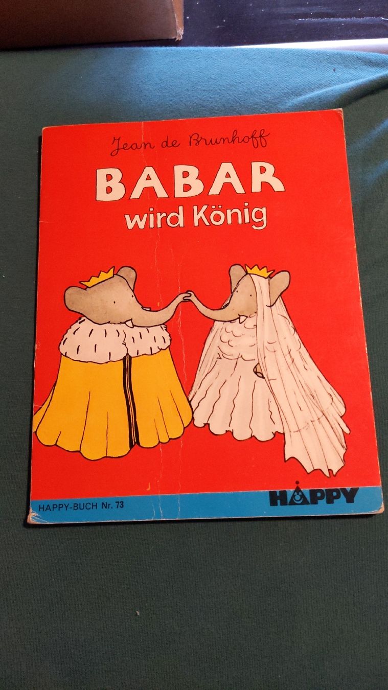 Libri: Babar wird König, Happy-Buch Nr. 73, Kinderbuch Klassiker – Usato da Niederscherli venduto da Mon_Art