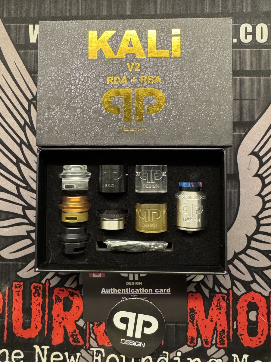 Altri Prodotti per fumatori: Kali V2 RDA/RSA Master Kit von QP Design – Usato da Hindelbank venduto da Foxds81