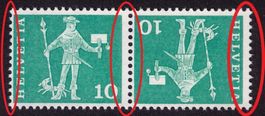 1963/68_K46L_Abart "KEHRDRUCK DEZENTRIERT" ! **