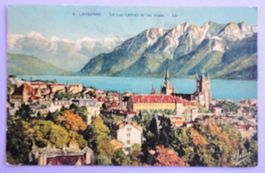 Lausanne, Le Lac Léman et les Alpes