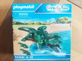 Playmobil 70358 Krokodil mit Babys