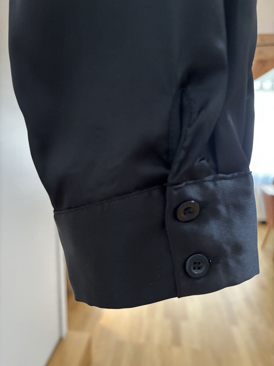 Camicette: Schwarze Bluse mit V-Ausschnitt -  Grösse 46 – Nuovo e nell'imballaggio originale da Basel venduto da toka2007 2