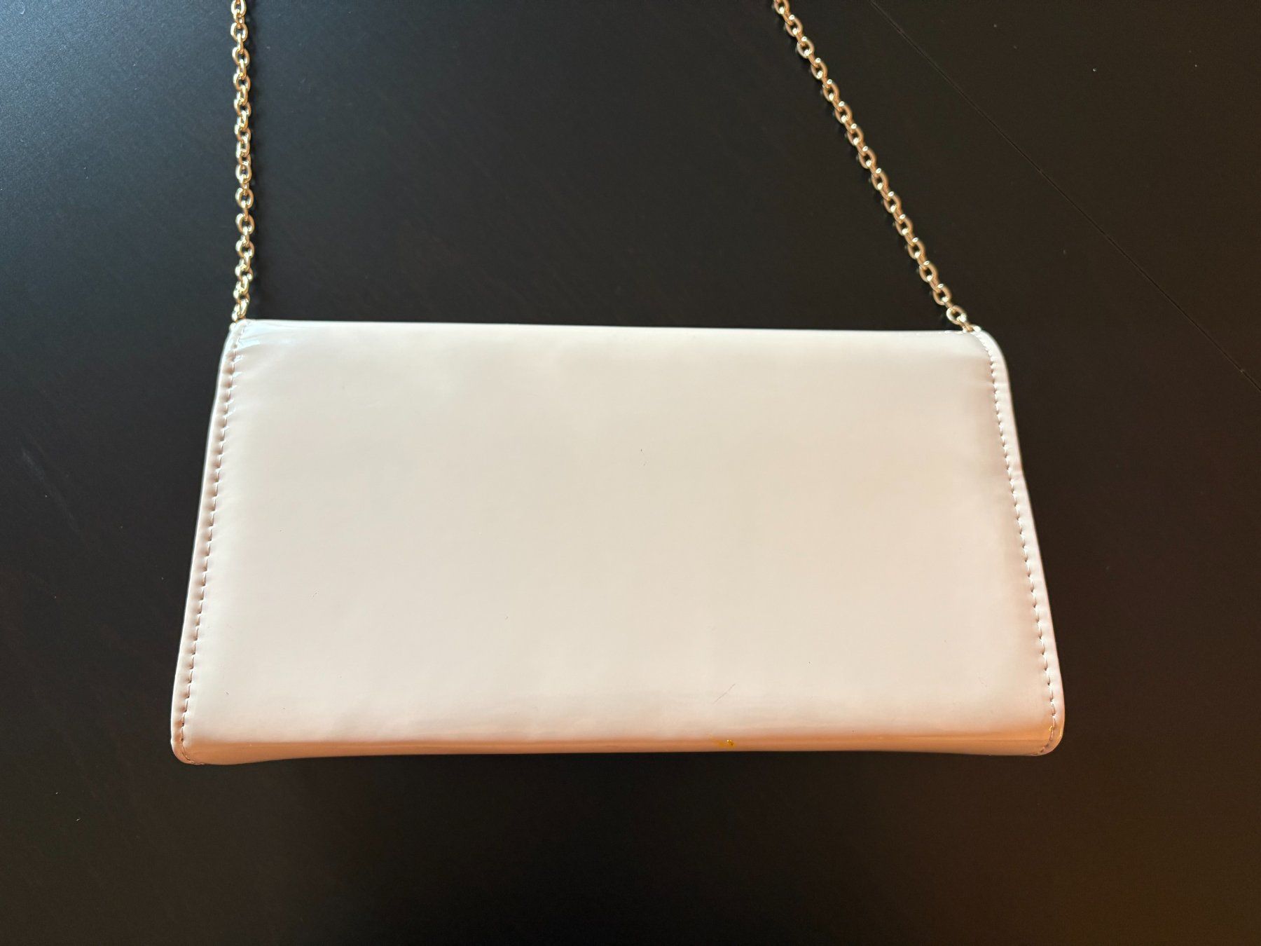 Borse da donna: Accessorize Blush Pink Evening Bag with Gold Chain – Usato da Zürich venduto da KeyboardStep 3