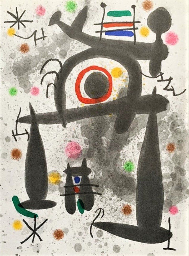 Grafica & Litografie: Joan Mirò - Originallithographie 1972 – Usato da Ponte Tresa venduto da 11GalleriaAlterEgo11