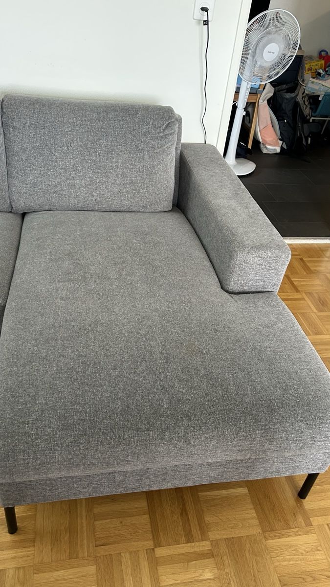 Sofas: Ecksofa Grau Stoff – D'occasion à Adliswil par Korte_8134 2