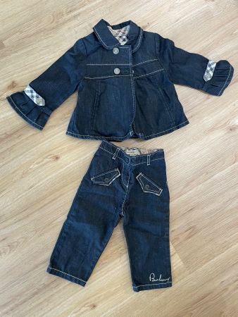 Ensemble Burberry jean fille t 80cm