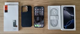 Apple iPhone 16 Pro 128GB black - OVP - Garantie bis 04/27