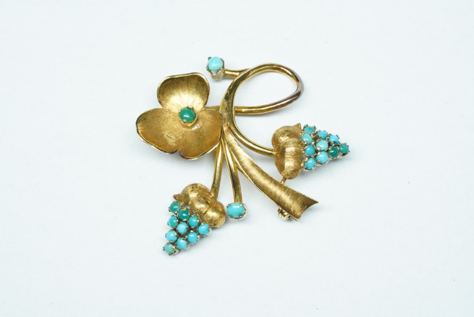 Spille & Fermagli: Brosche 14k Rotgold – Usato da Bülach venduto da Re-Jewelled 1