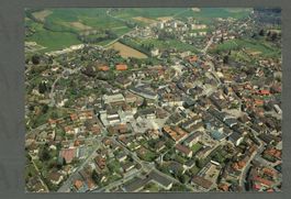AK color Langenthal BE Flugbild ≈ 1970