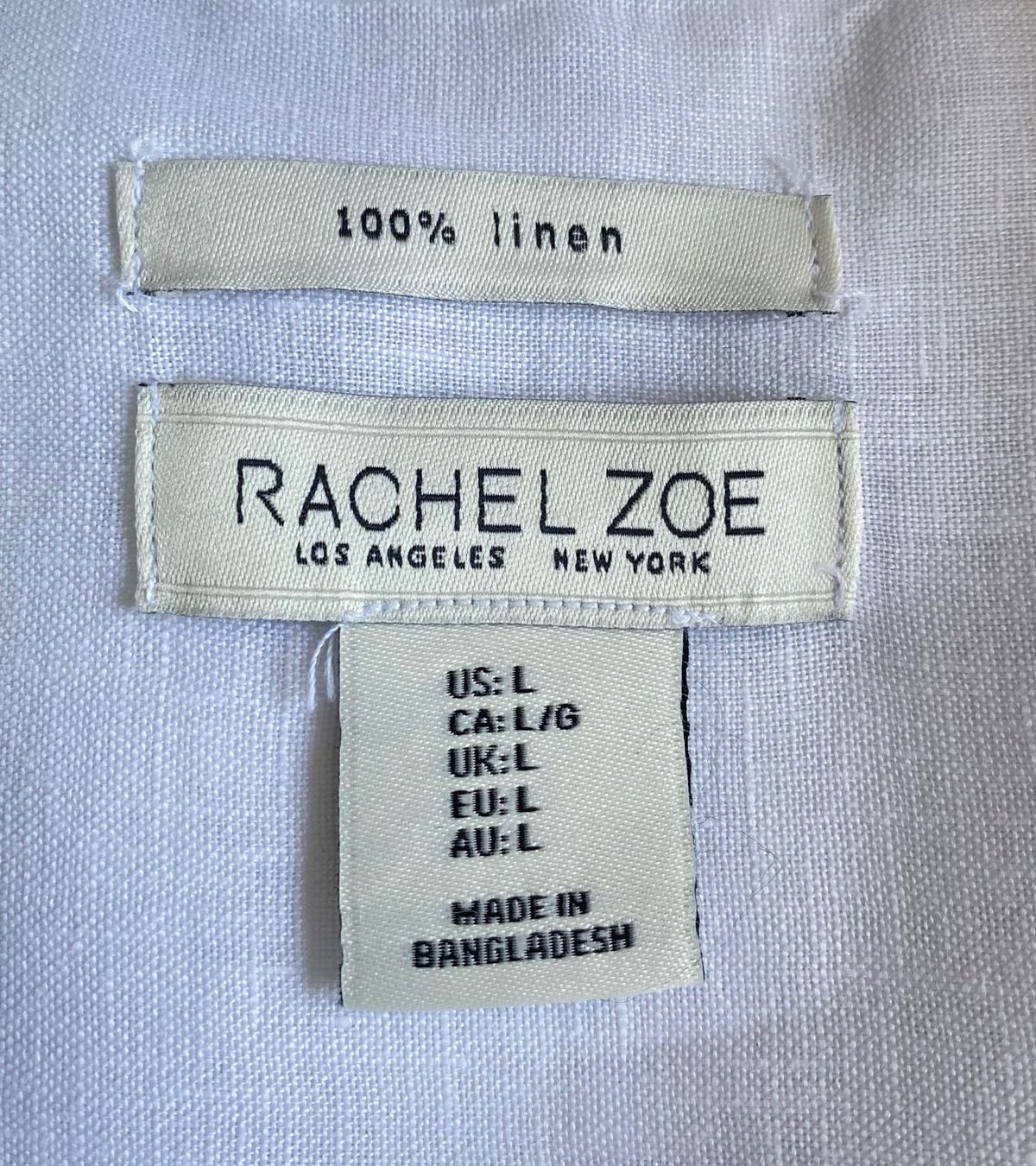 Camicette: Rachel Zoe Leinenbluse Grösse L – Usato da Oberwil BL venduto da Leni-Mischi 3