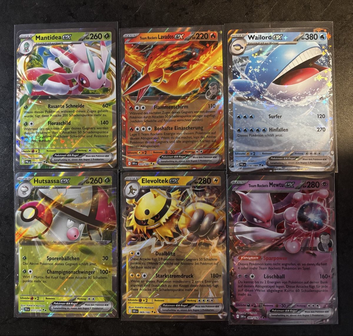Pokémon Carte collezionabili: Pokémon Karten EX 6er Bündel DE – Nuovo (secondo la descrizione) da Muttenz venduto da legacy_cards