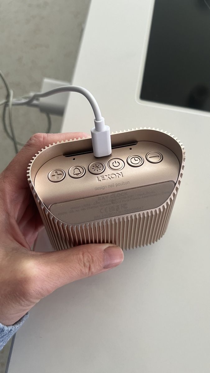 Lexon Sveglie: Lexon Wecker bronze wie neu – Nuovo (secondo la descrizione) da Tagelswangen venduto da Bomu 2