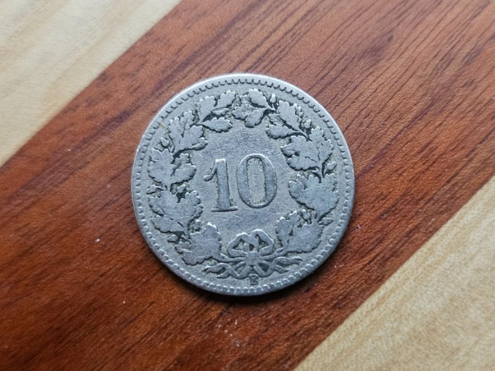 Tutti le monete: 10 Rappen 1879, gute Erhaltung – Usato da Escholzmatt venduto da Lagano 2