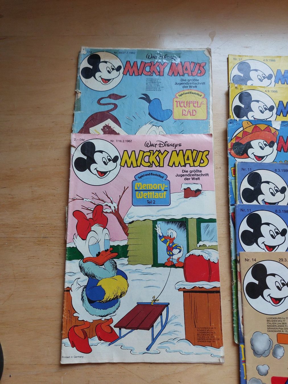 Fumetti: 18 MICKY MOUSE - 1982/1986/1987 – Usato da Gipf - Oberfrick venduto da Esnoopy 1
