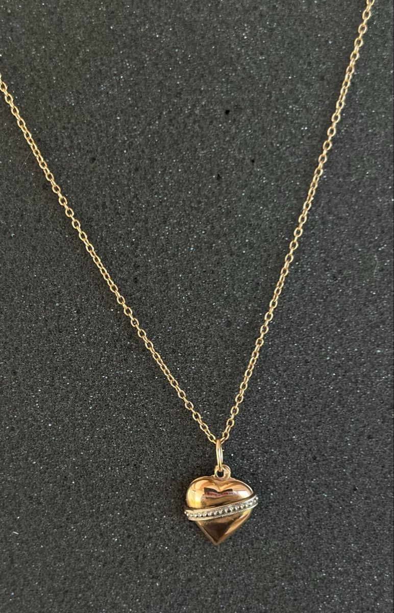 Catenine: Goldkette mit Herz in 14k Gold – Usato da Wädenswil venduto da Iana32