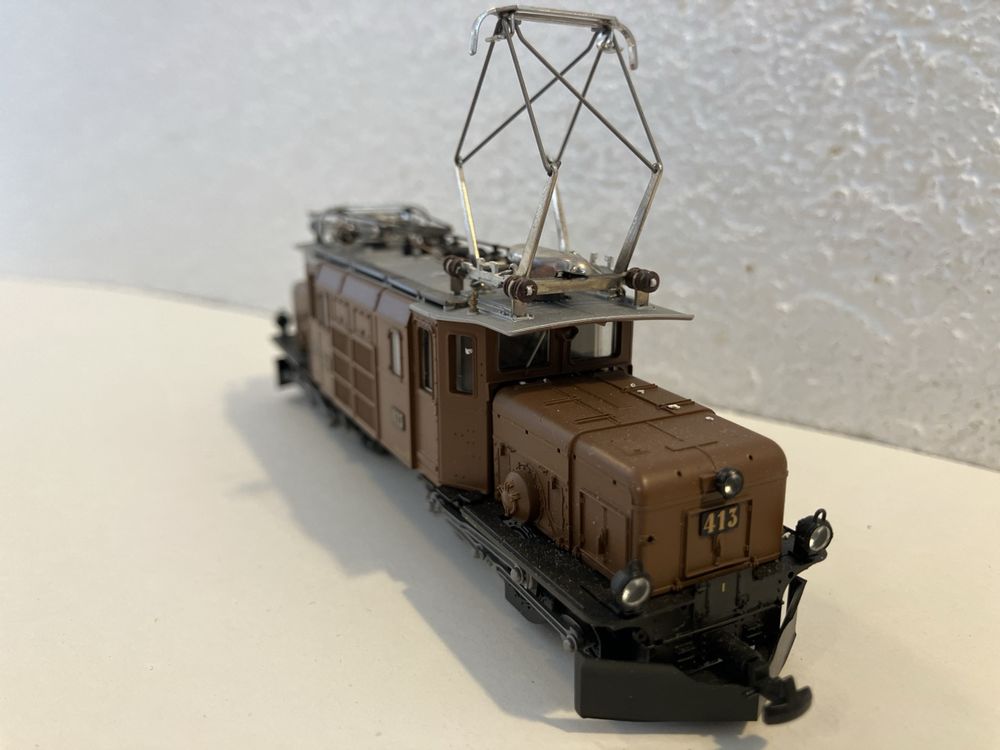 Bemo Modelleisenbahnen: Bemo / HOm / Locomotive RhB Ge 6/6 I 413 (DC, analogique) – Gebraucht aus Genève von frespo 2