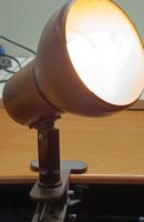 Vintage Klemmleuchte Schreibtischlampe Top Zustand(em50)