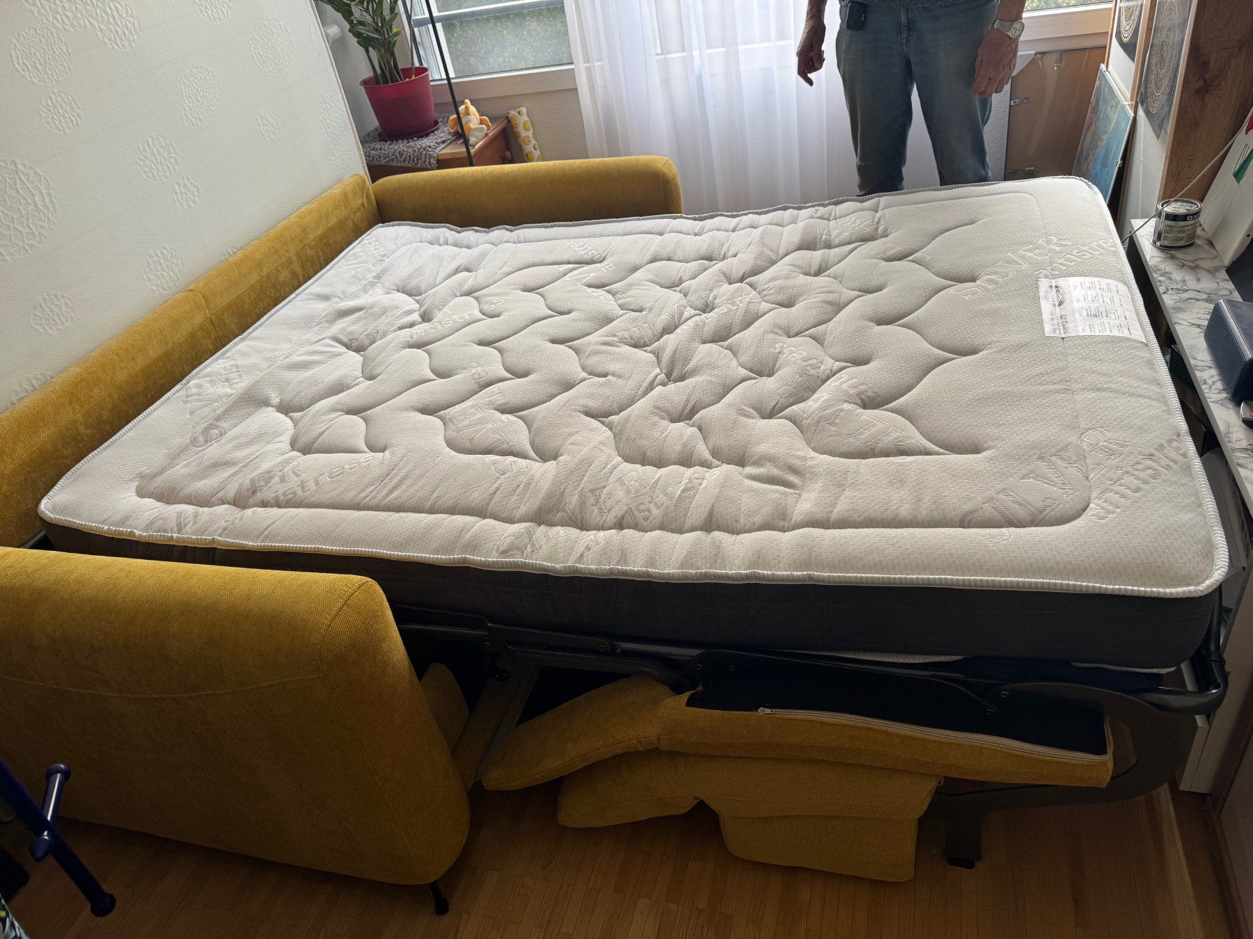 Divani: canapé lit avec vrai matelas/sommier – Nuovo (secondo la descrizione) da Cheseaux-Lausanne venduto da des_5m8f 1