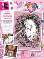 Paillettenbild Sequin Art - Teen Craft - Unicorn Einhorn