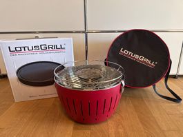 Lotusgrill Original inkl. Tepanyakiplatte Rot! Top Zustand!