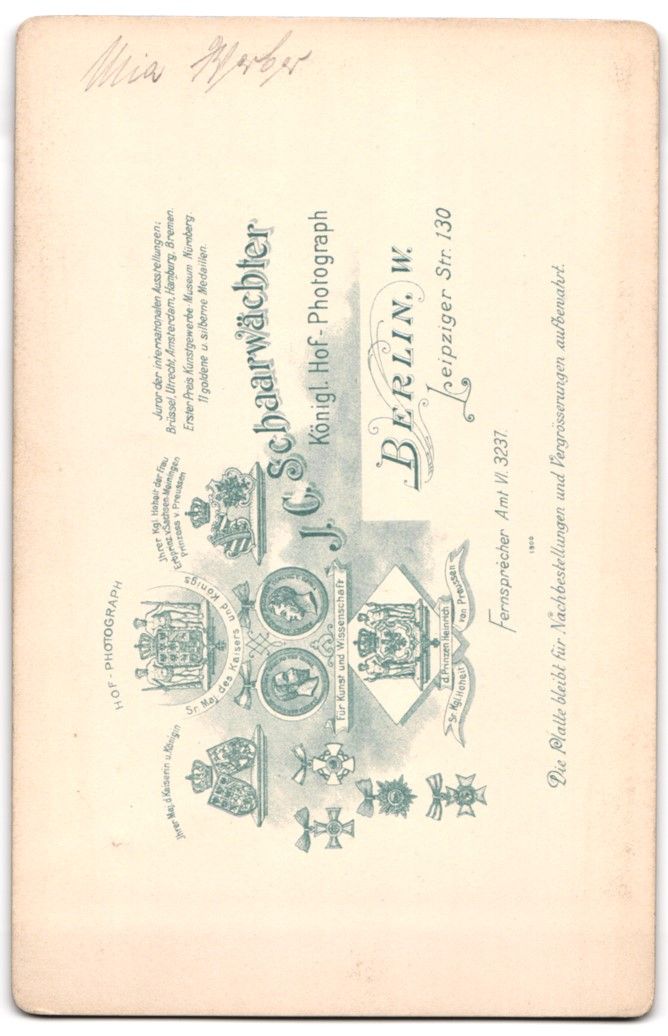Photos & affiches: Fotografie J. C. Schaarwächter, Berlin, – D'occasion à Berlin par bartko-reher 1
