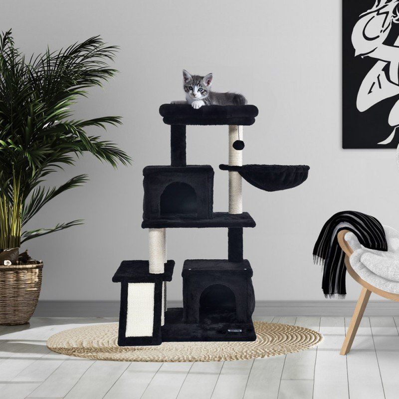 Katzenbaum - Kratzbaum: 20934 - Kratzbaum FUNNY - Schwarz Kletterbaum Katzenbaum – Neu und originalverpackt aus Wallenwil von toesstal-vertrieb