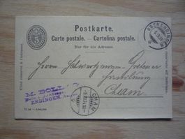 Postkarte Oberendingen, 5.XII.94