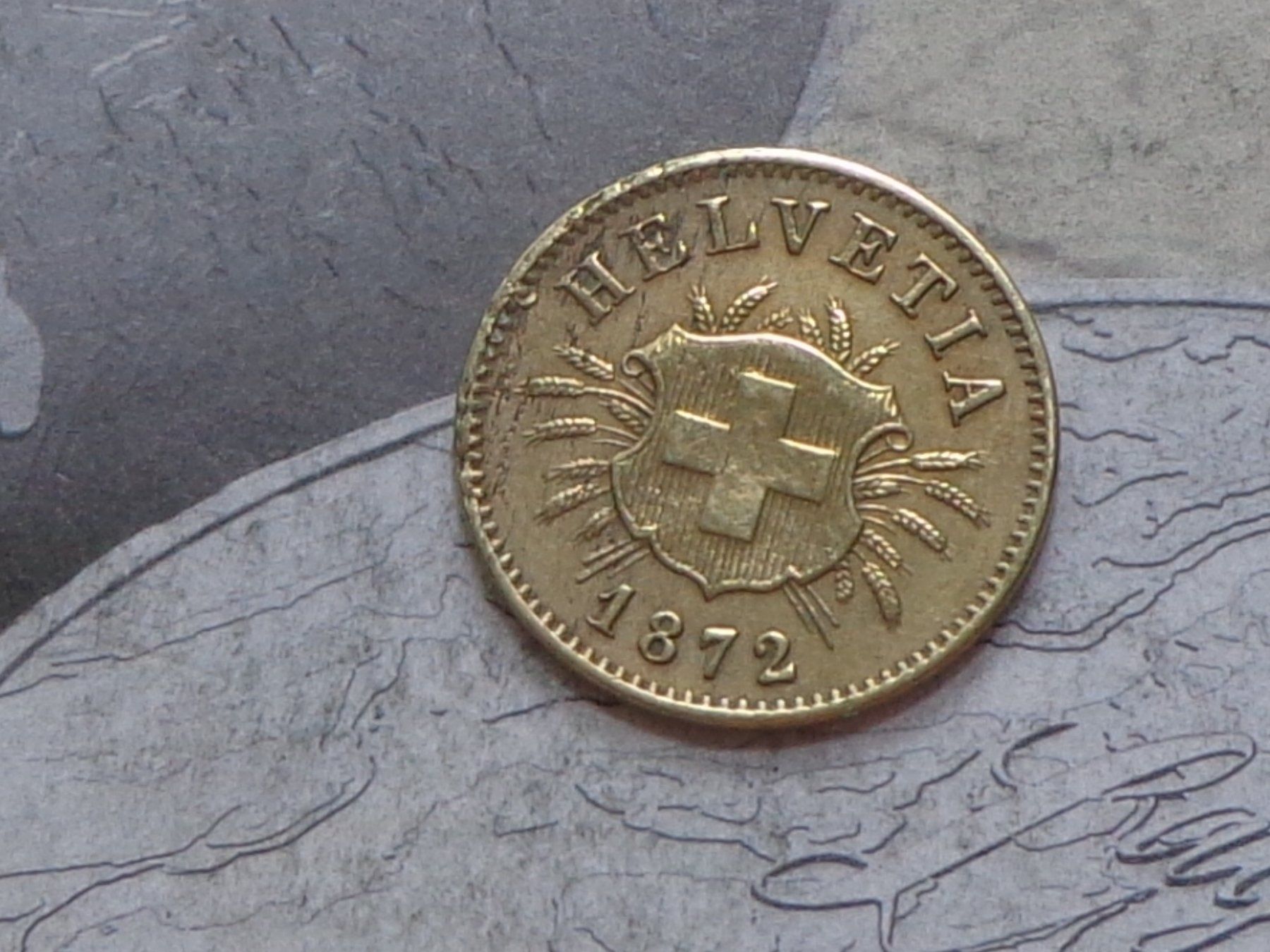 Toutes les monnaies: 5 cts 1872 B - (Bi) billon – D'occasion à Pully par UCA01