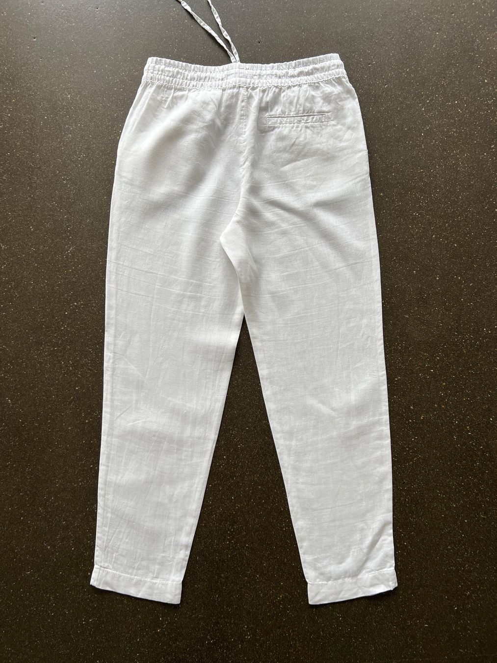 H&M Pantaloni: H&M Leinenhose weiss Gr. 34 – Usato da Büetigen venduto da Jabo 1