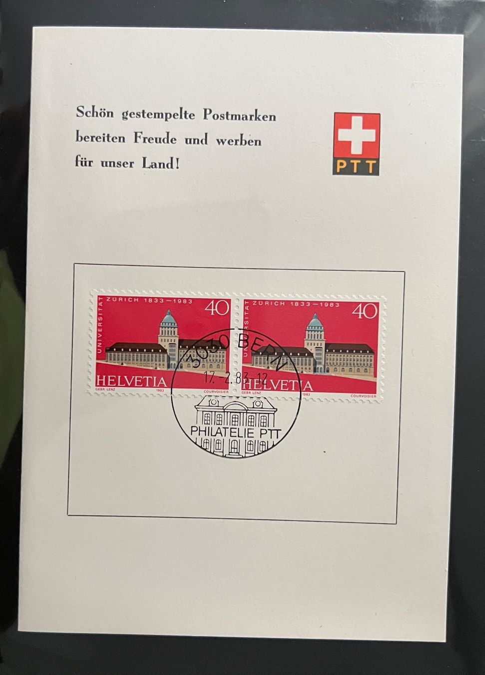 Tutti i francobolli: Erstagsbrief 1983 – Usato da Rotkreuz venduto da Parcore