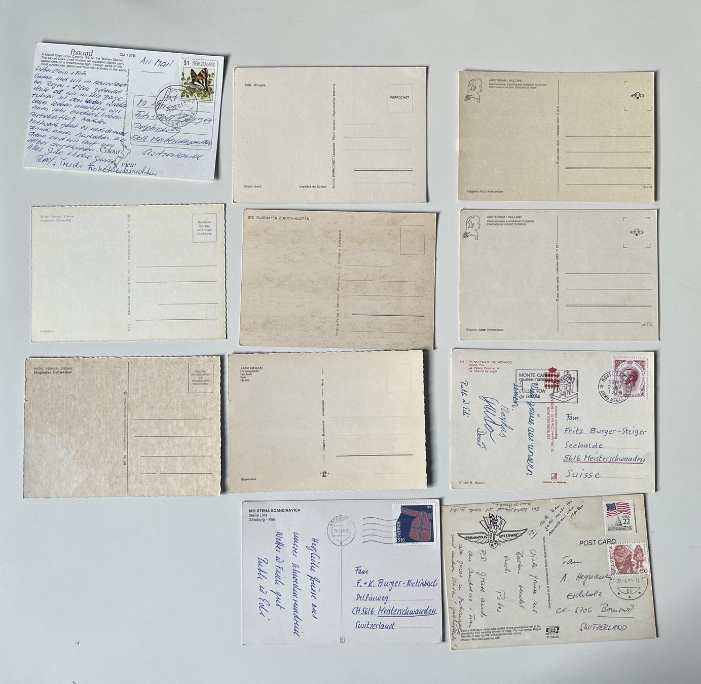 Cartoline postali: Postkarten Flugzeuge – Usato da Unterkulm venduto da esco 1