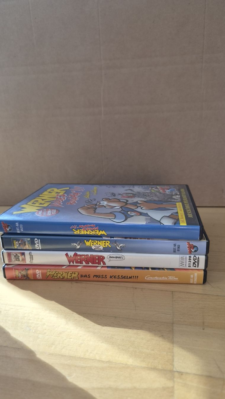 Tutti i DVDs: DVDs Werner 4er Set guter Zustand – Usato da Matzingen venduto da caroolein