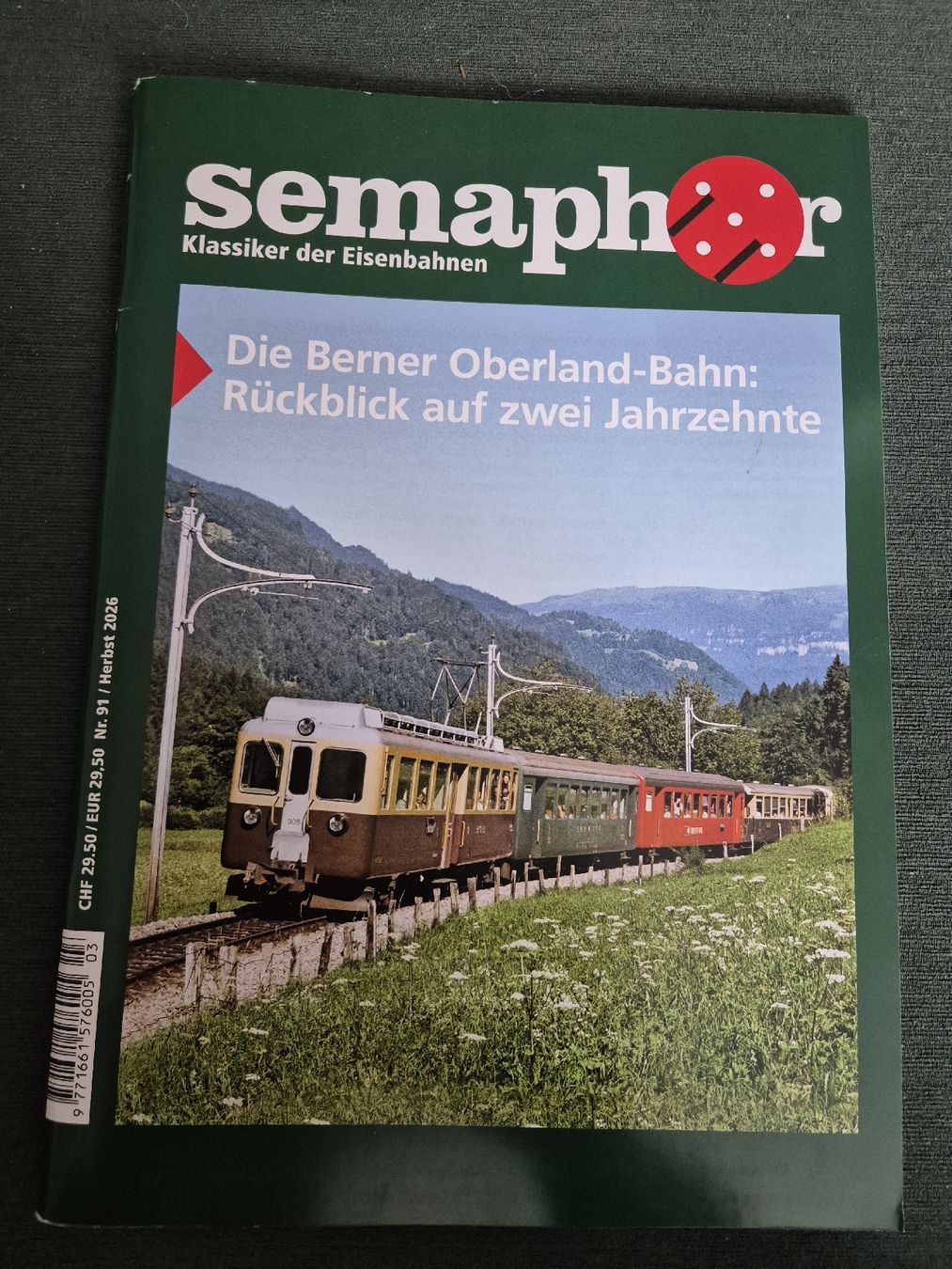 Riviste & Magazine: Semaphor  Nr.91/Herbst 2026 – Usato da Ehrendingen venduto da Amigo5