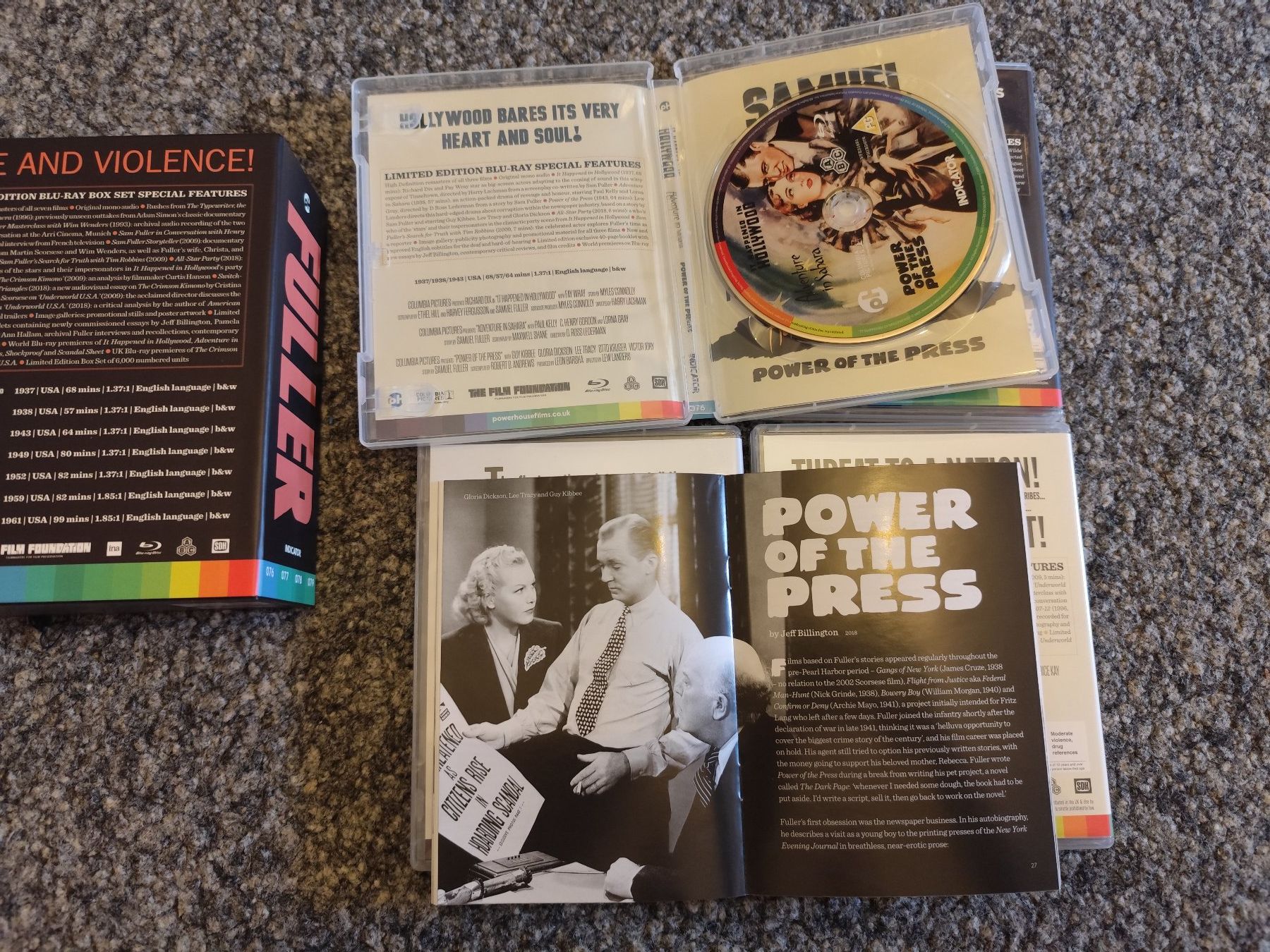 Alle DVDs: Samuel Fuller at Columbia - LE Indicator UK – Neu (gemäss Beschreibung) aus Zofingen von Debohli 4