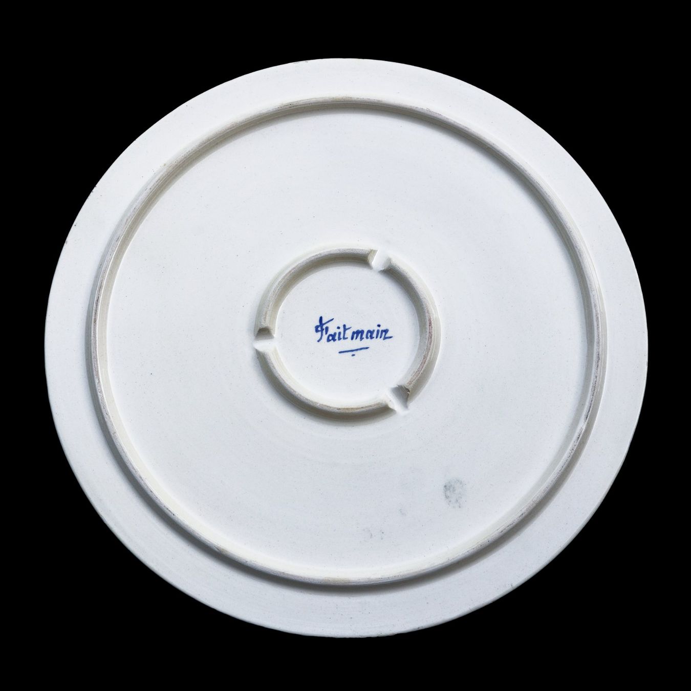 Servierplatten: SOUS-PLAT / PLAT DE DÉCORATION "Fait Main" – Gebraucht aus Onex von gonsla 2