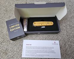 Victorinox Sackmesser Climber Gold Limited Edition 2016